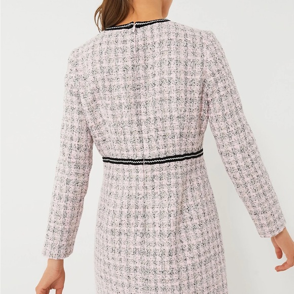 Pomander Place Pink Bow Tweed Brigitta Dress - Picture 2 of 6